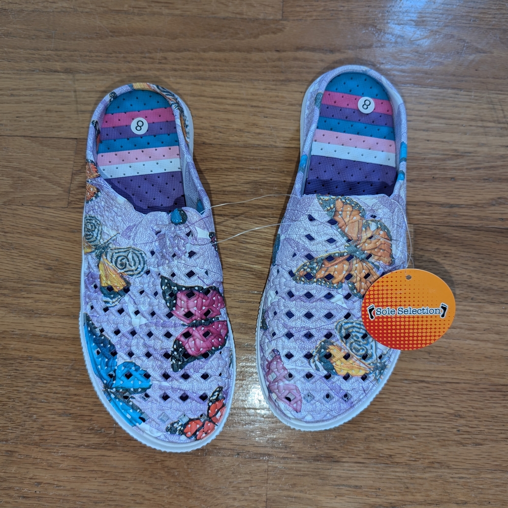 Colorful Butterfly Women's Sandals